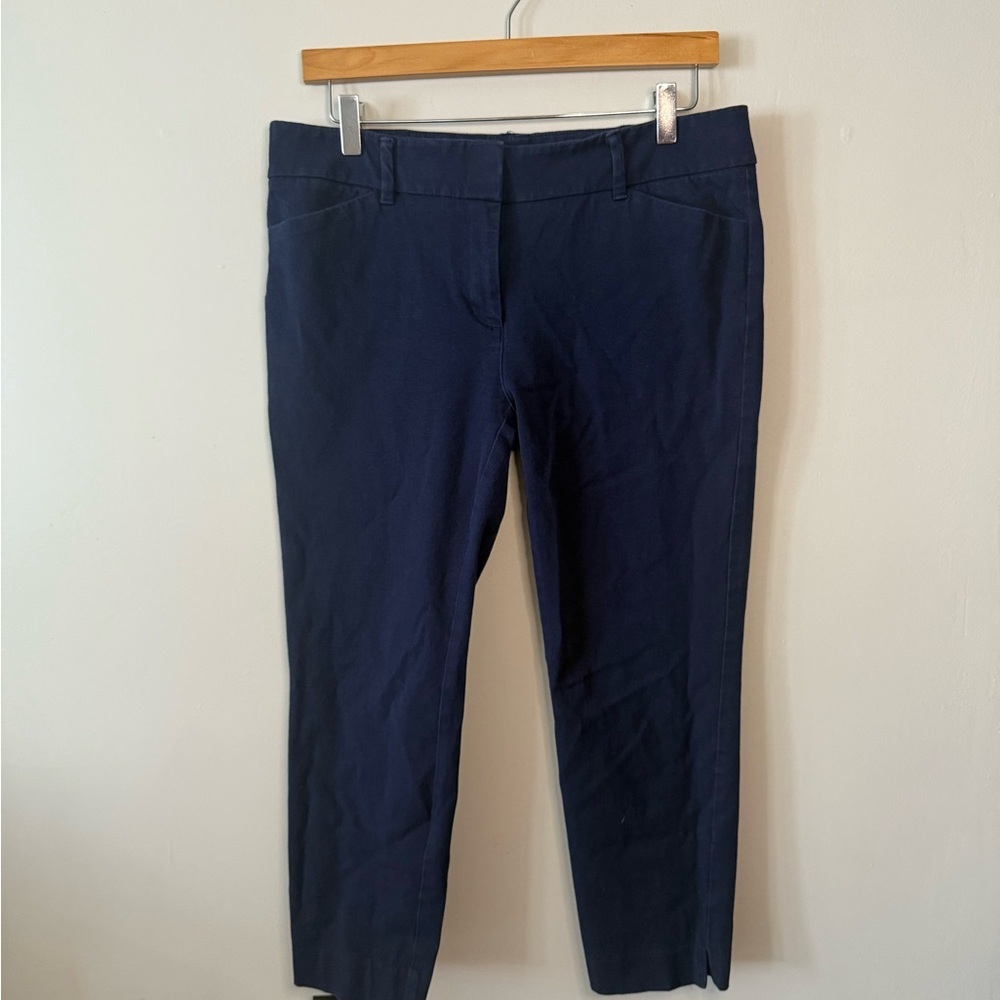 New York & Company Navy Stretch Trousers – Size 10